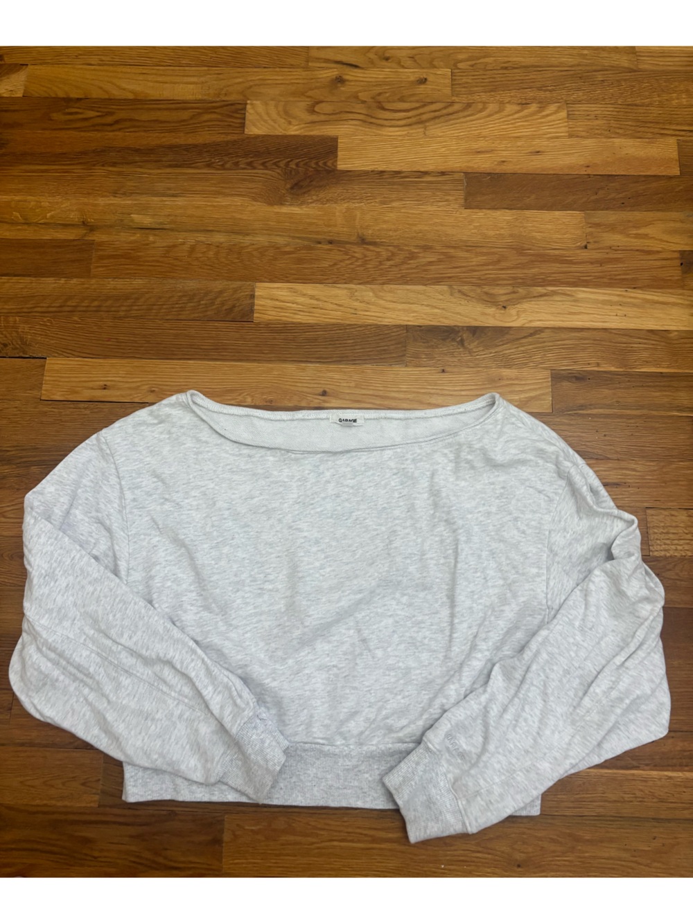 Garage Light Gray Crewneck Sweatshirt